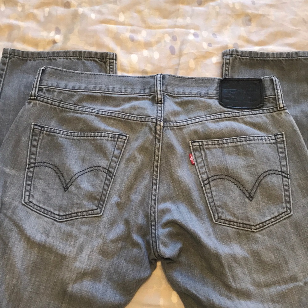 Grey Slim Levi’s Jeans